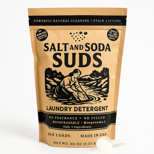 Salt and Soda Suds – Natural Laundry Detergent
