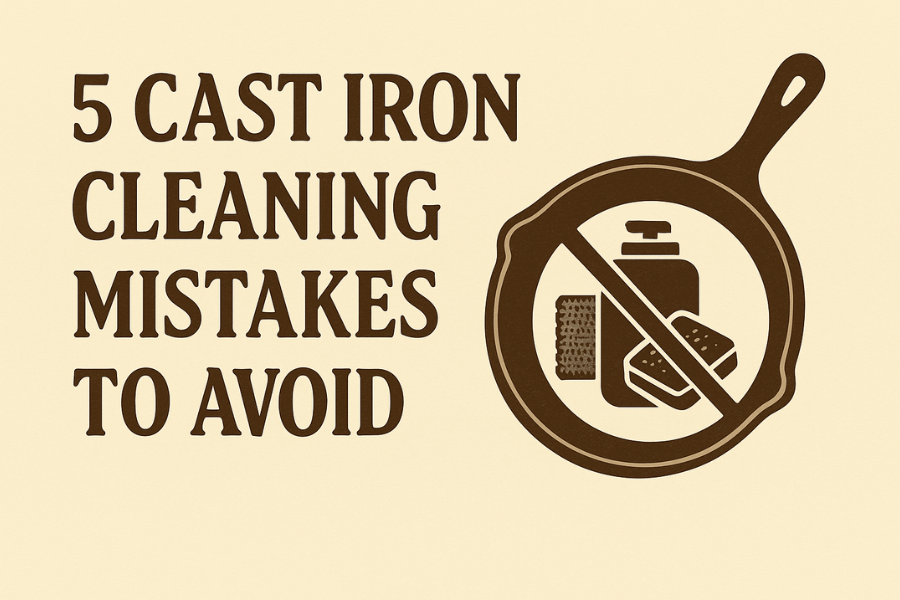5 Cast Iron Cleaning Mistakes to Avoid (and What to Do Instead)