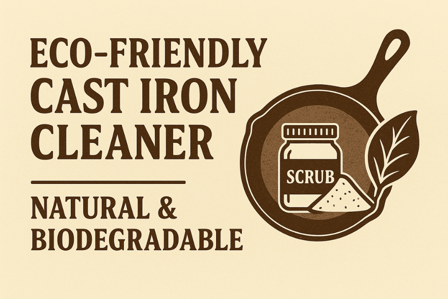 Eco-Friendly Cast Iron Cleaner: Why Natural Abrasives Are Better for Your Pan