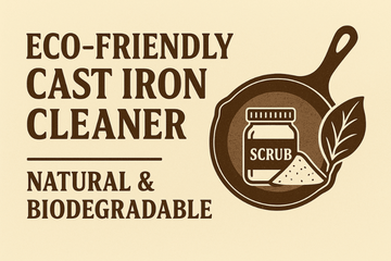 Eco-Friendly Cast Iron Cleaner: Why Natural Abrasives Are Better for Your Pan