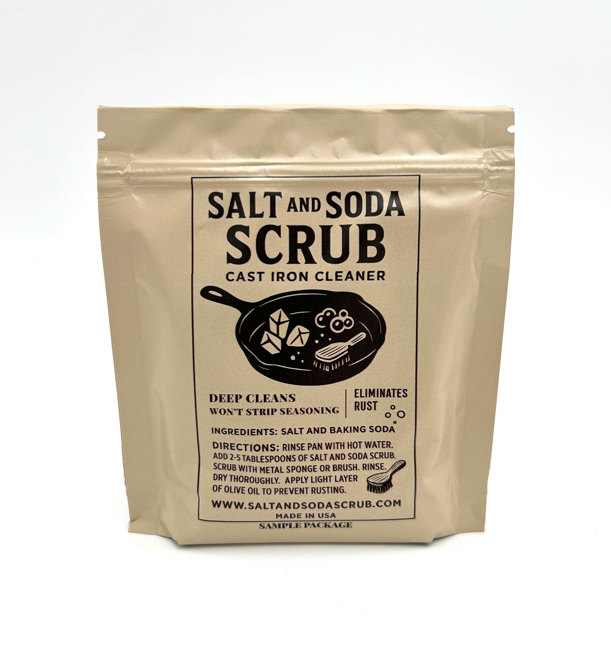 Salt and Soda Scrub - Free Sample Bag
