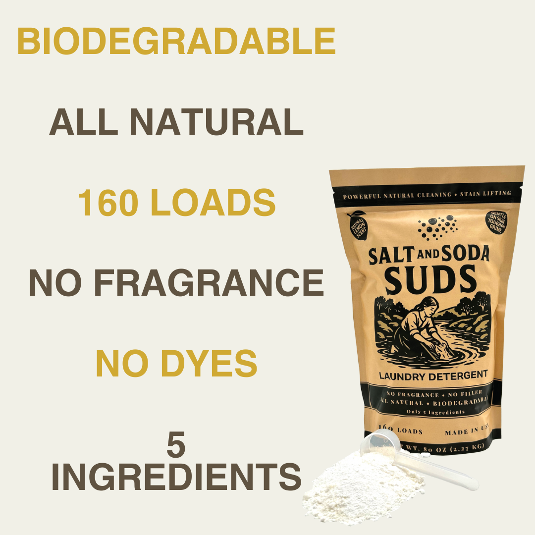 Salt and Soda Suds – Natural Laundry Detergent