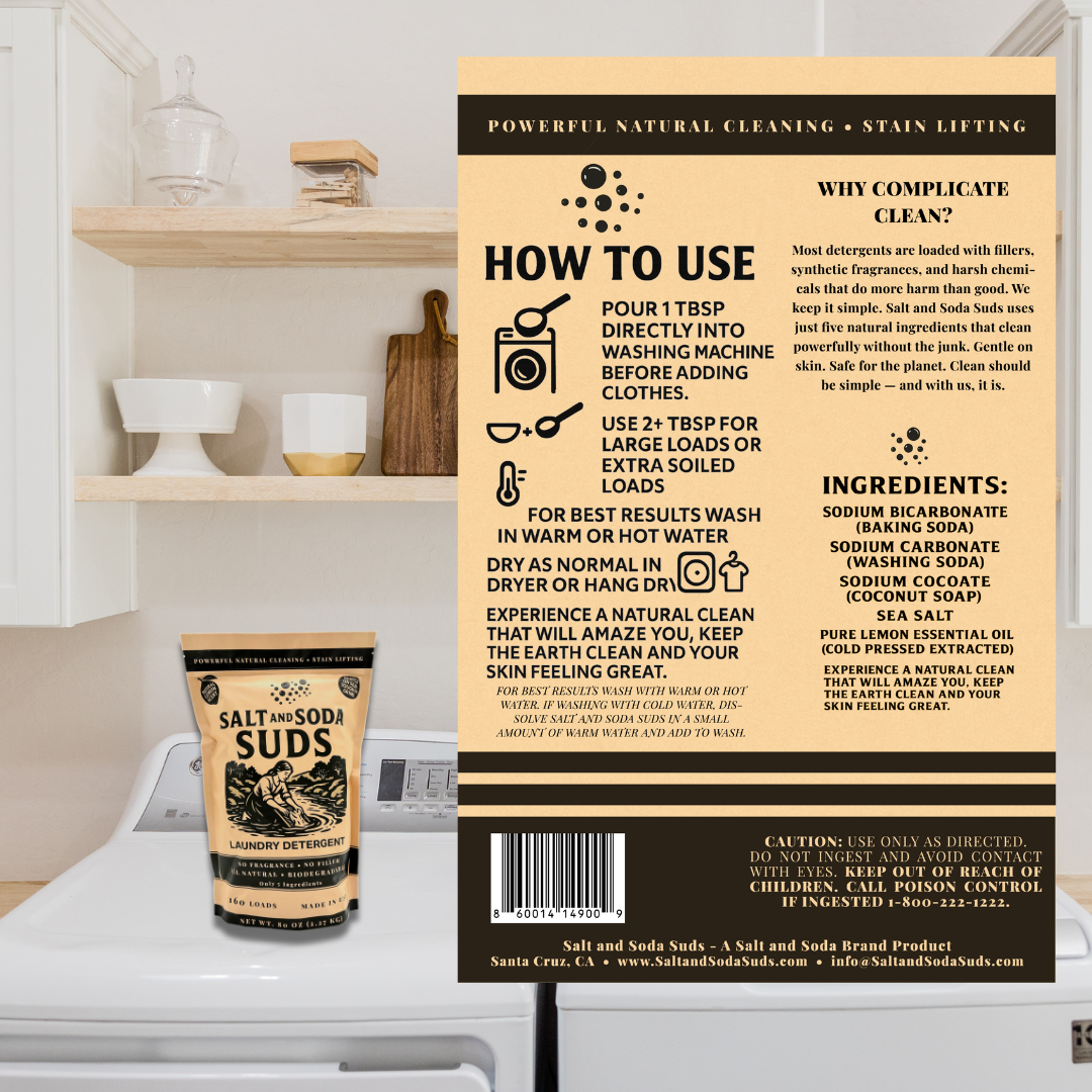 Salt and Soda Suds – Natural Laundry Detergent