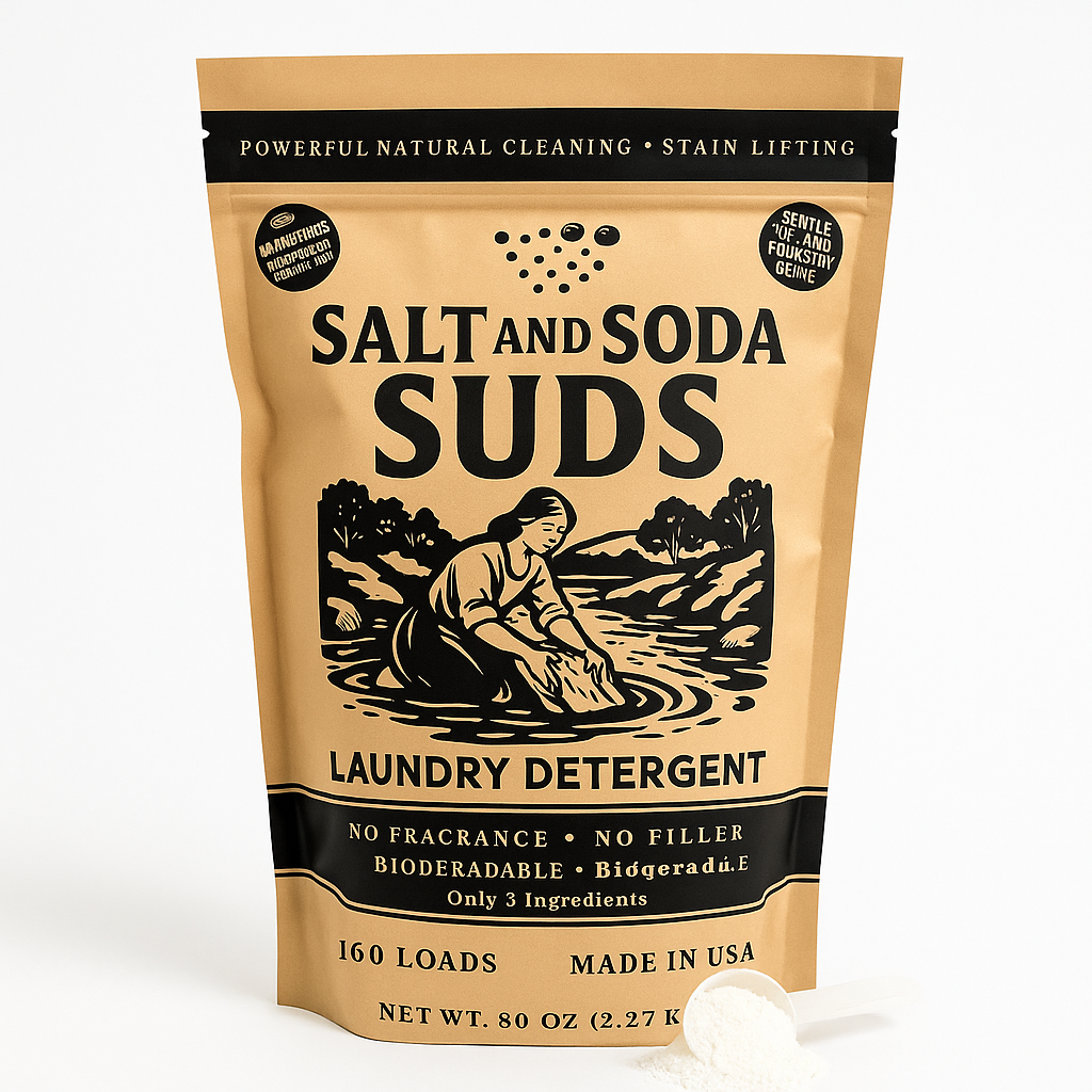 Salt and Soda Suds – Natural Laundry Detergent