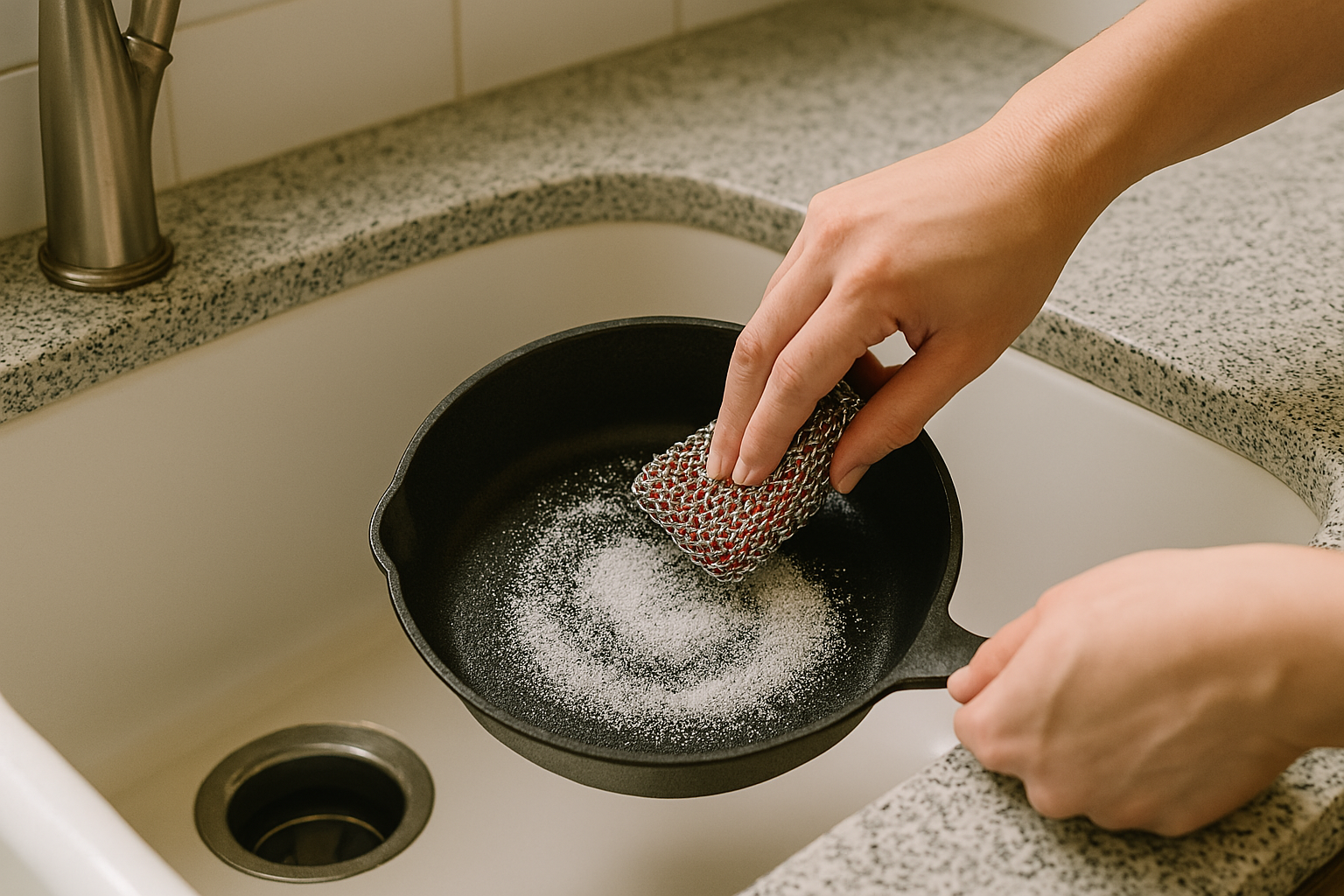 Salt and Soda Scrub - Cast Iron Cleaner - 2.5LB